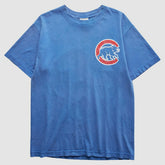 Chicago Cubs Majestic 2010s T-Shirt - Blue - Vintage - Fanatics on Sale