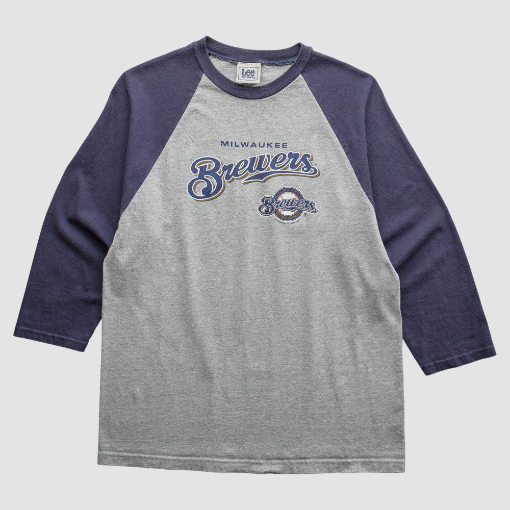 Milwaukee Brewers Lee Apparel 2007 T-Shirt - Heather Gray - Vintage - Fanatics Online