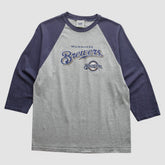 Milwaukee Brewers Lee Apparel 2007 T-Shirt - Heather Gray - Vintage - Fanatics Online