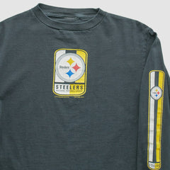 Fanatics Pittsburgh Steelers VF Imagewear 2001 Pullover Sweatshirt Gray Vintage