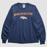 Fanatics Denver Broncos NFL 2000s T-Shirt Navy Vintage