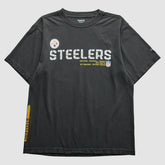 Fanatics Pittsburgh Steelers Reebok 2000s T-Shirt Black Vintage