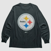 Fanatics Pittsburgh Steelers Reebok 2000s T-Shirt Black Vintage