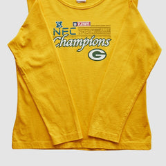 Fanatics Green Bay Packers 2007 T-Shirt Yellow Vintage