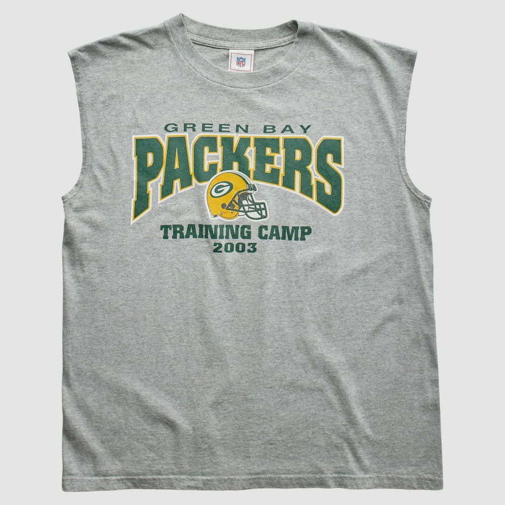 Fanatics Green Bay Packers NFL 2003 T-Shirt Heather Gray Vintage
