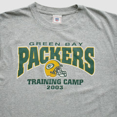 Fanatics Green Bay Packers NFL 2003 T-Shirt Heather Gray Vintage