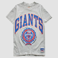 Fanatics New York Giants Nutmeg Mills 90s T-Shirt Heather Gray Vintage