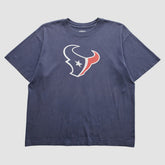 Fanatics Houston Texans Reebok 2000s T-Shirt Navy Vintage