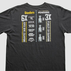 Fanatics Pittsburgh Steelers Reebok 2009 T-Shirt Black Vintage