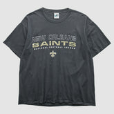 Fanatics New Orleans Saints Dynasty 2000s T-Shirt Black Vintage