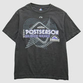 Colorado Rockies Majestic 2009 T-Shirt - Black - XVintage - Fanatics Lifestyle