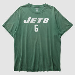 Fanatics New York Jets Reebok 2009 T-Shirt Green Vintage