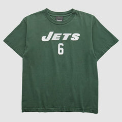 Fanatics New York Jets Reebok 2010 T-Shirt Green Vintage