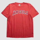 Los Angeles Angels Majestic 2000s T-Shirt - Red - Vintage - Fanatics on Sale