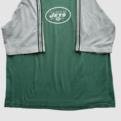 Fanatics New York Jets Reebok 2000s T-Shirt Green Vintage