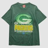 Fanatics Green Bay Packers NFL 2000s T-Shirt Green Vintage
