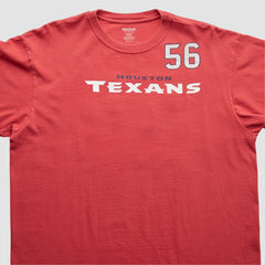 Fanatics Houston Texans Reebok 2000s T-Shirt Red Vintage