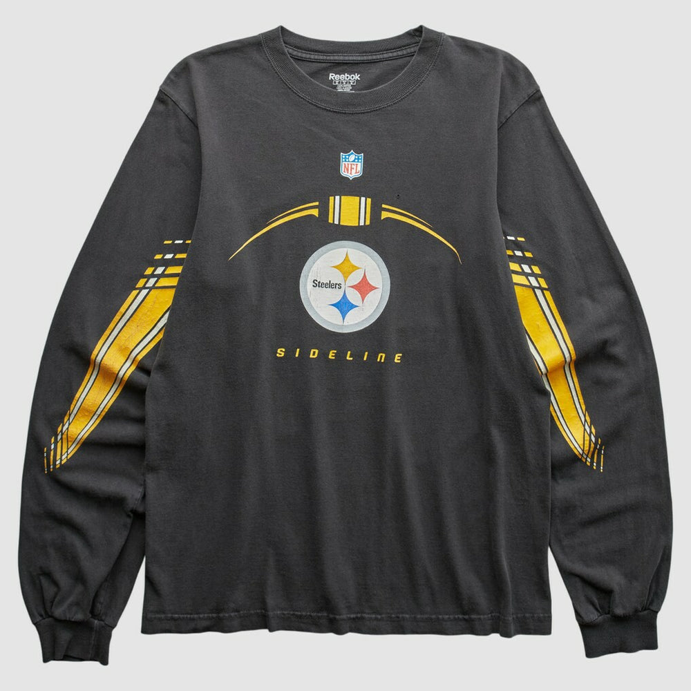 Fanatics Pittsburgh Steelers Reebok 2000s T-Shirt Black Vintage