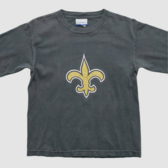 Fanatics New Orleans Saints Reebok 2000s Long Sleeve T-Shirt Black Vintage