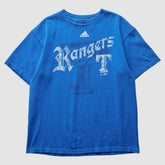 Texas Rangers Adidas 2000s T-Shirt - Blue - XVintage - Fanatics Lifestyle