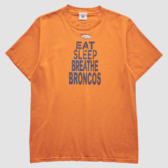 Fanatics Denver Broncos NFL 2000s T-Shirt Orange Vintage