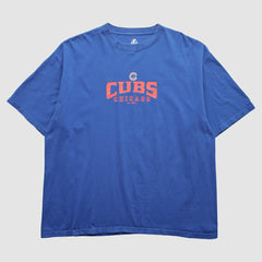 Chicago Cubs Majestic 2009 T-Shirt - Blue - 2XVintage - Fanatics Lifestyle