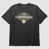 Fanatics Pittsburgh Steelers Reebok 2006 T-Shirt Black Vintage