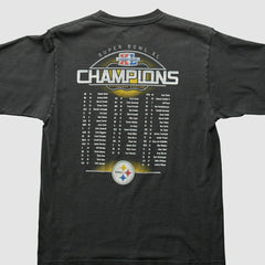 Fanatics Pittsburgh Steelers Reebok 2006 T-Shirt Black Vintage