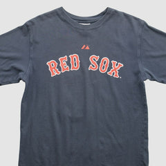 Boston Red Sox Majestic 2000s T-Shirt - Navy - Vintage - Fanatics Lifestyle