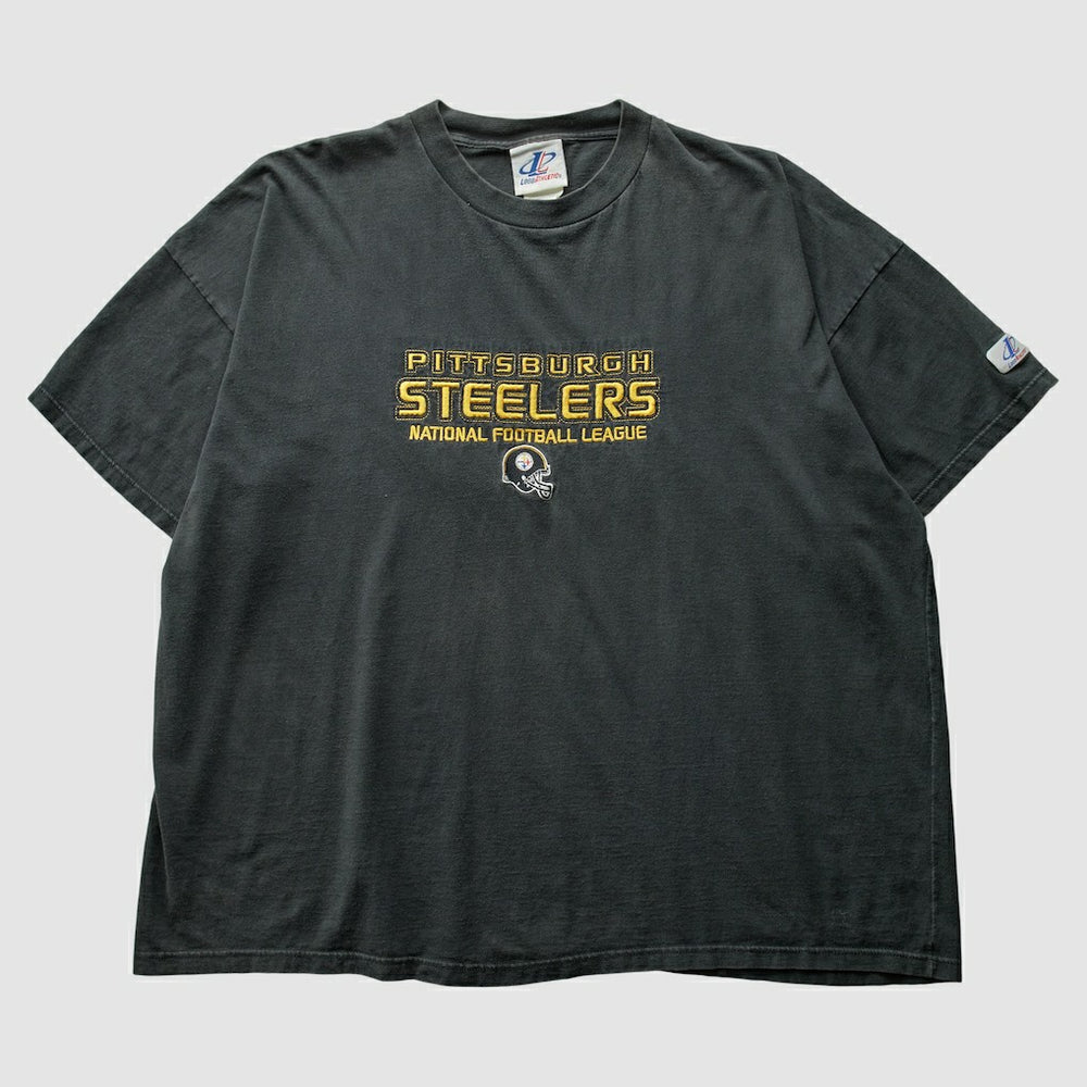 Fanatics Pittsburgh Steelers Logo Athletic 2000s T-Shirt Black Vintage