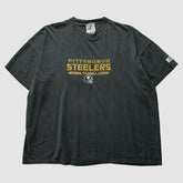 Fanatics Pittsburgh Steelers Logo Athletic 2000s T-Shirt Black Vintage