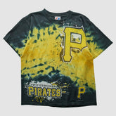 Pittsburgh Pirates Majestic 2000s T-Shirt - Yellow - Vintage - Fanatics Discount