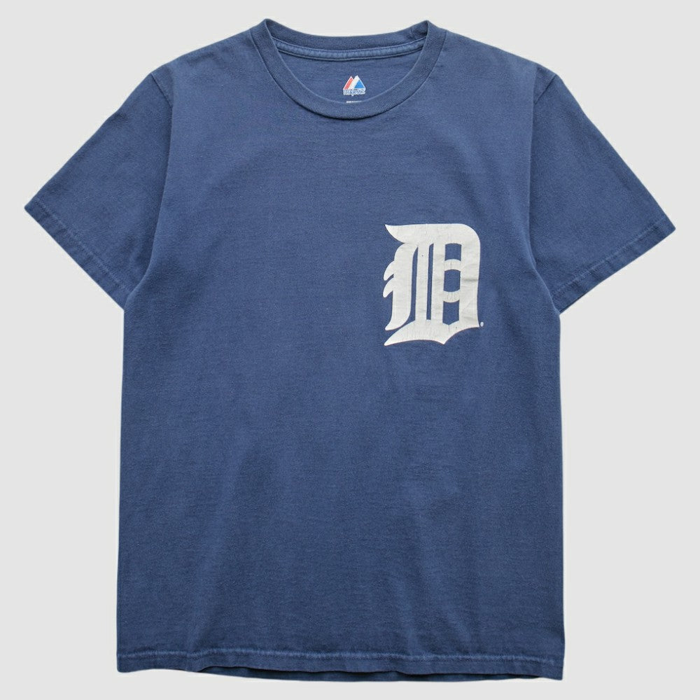 Detroit Tigers Majestic 2000s T-Shirt - Blue - Vintage - Fanatics Lifestyle
