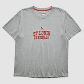 St. Louis Cardinals Lee Apparel 2000s T-Shirt - Gray - Vintage - Fanatics Discount
