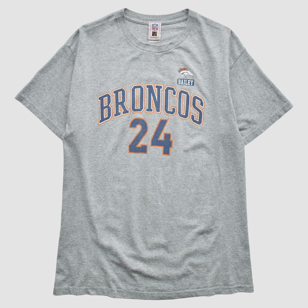 Fanatics Denver Broncos NFL 2000s T-Shirt Gray Vintage