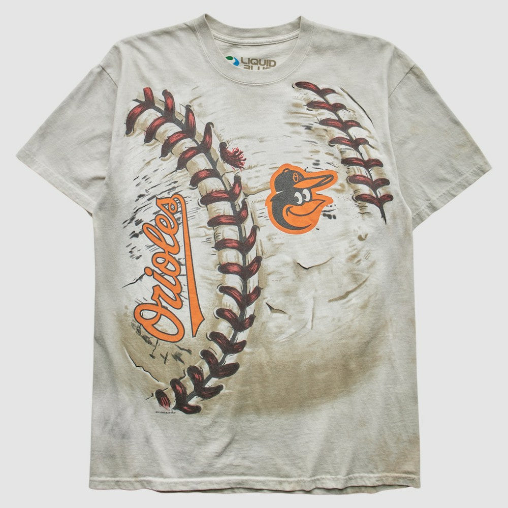 Baltimore Orioles Liquid Blue 2014 T-Shirt - Beige - Vintage - Fanatics Online