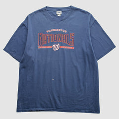 Washington Nationals Lee Apparel 2000s T-Shirt - Blue - 2XVintage - Fanatics Online