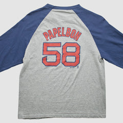 Boston Red Sox Majestic 2000s T-Shirt - Gray - Vintage - Fanatics Lifestyle