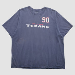 Fanatics Houston Texans Reebok 2000s T-Shirt Navy Vintage
