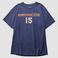 Fanatics Denver Broncos Reebok 2010 T-Shirt Navy Vintage