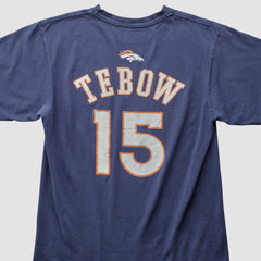 Fanatics Denver Broncos Reebok 2010 T-Shirt Navy Vintage