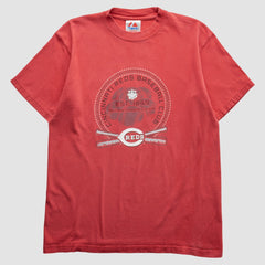 Cincinnati Reds Majestic 2000s T-Shirt - Red - XVintage - Fanatics Sale