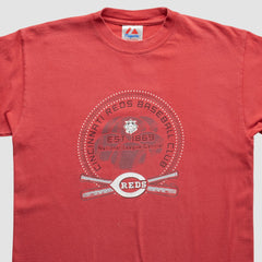 Cincinnati Reds Majestic 2000s T-Shirt - Red - XVintage - Fanatics Sale