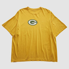Fanatics Green Bay Packers Reebok 2000s T-Shirt Yellow Vintage