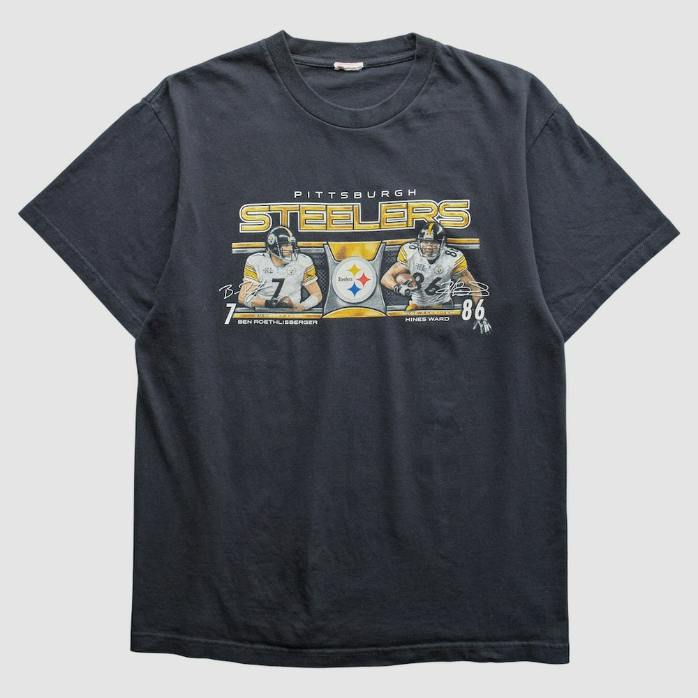 Fanatics Pittsburgh Steelers 2000s T-Shirt Black Vintage