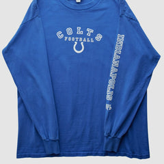 Fanatics Indianapolis Colts NFL 2000s Long Sleeve T-Shirt Blue Vintage