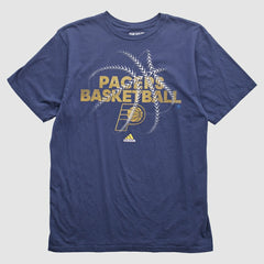 Indiana Pacers 2010s T-Shirt Navy Vintage | Adidas Near Me
