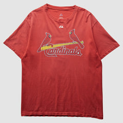 St. Louis Cardinals Majestic 2000s T-Shirt - Red - Vintage - Fanatics on Sale