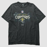 Fanatics New Orleans Saints Reebok 2009 T-Shirt Black Vintage