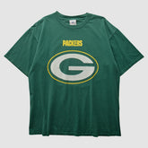Fanatics Green Bay Packers NFL 2000s T-Shirt Green Vintage